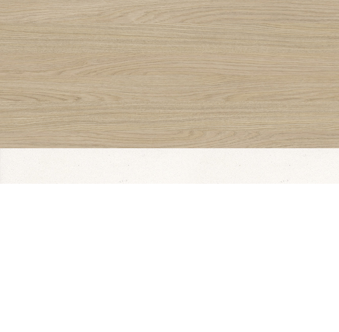 Madera+Blanco Encimera Gris