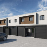 vista exterior fachadas chalets