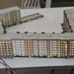 Maqueta de la promoción Canelia Cartagena expuesta en Espacio Mediterráneo