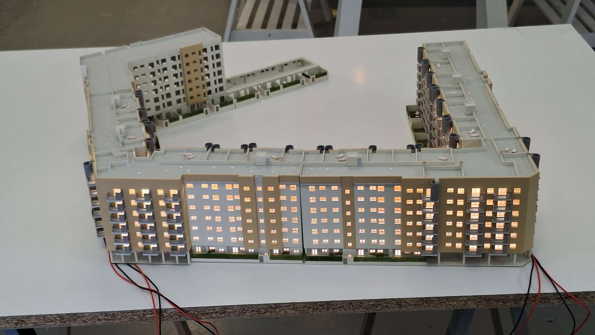 Maqueta de la promoción Canelia Cartagena expuesta en Espacio Mediterráneo