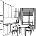 Integrada en salón